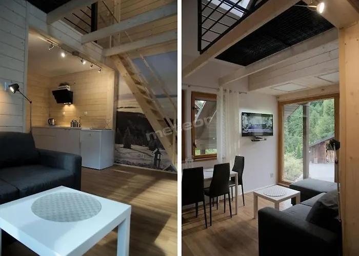 Na Szlaku Rysianka Beskidy Horská chata Zlatna